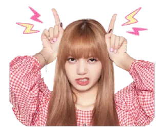 😠 Lisa kpop, นักร้อง, ลิซ่า, blackpink, เพลง, เกิร์ลกรุ๊ป telegram sticker
