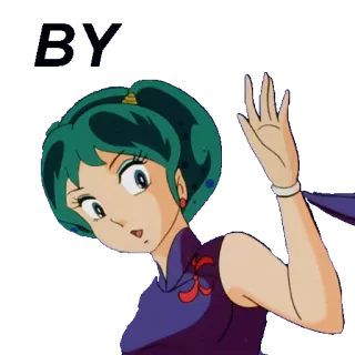 👋 BY anime, girl, cartoon telegram sticker