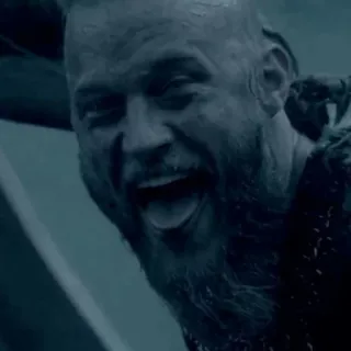 😜 Ragnar Lothbrok Vikings Vikings, Ragnar Lothbrok, Drame historique, Série TV whatsapp sticker