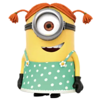 🙎 Minion Minion, Kartun, Karakter, Film telegram sticker
