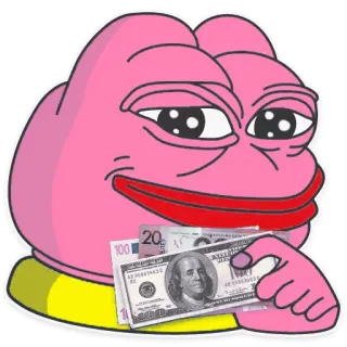 Pinky Pepe💖(by: @witchy_cracks) telegram stickers