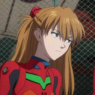 🍣 Asuka Langley Soryu Neon Genesis Evangelion anime, character, evangelion, asukalangley, asukalangelysoryu, manga telegram sticker