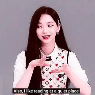 🔮 Also, I like reading at a quiet place 読書, 静か, 人, 女性, ポートレート whatsapp sticker