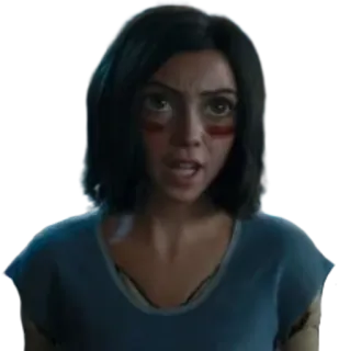 😠 Alita Alita: Battle Angel Alita, Battle Angel, Cyborg, Mangá, Filme, Ficção científica whatsapp sticker