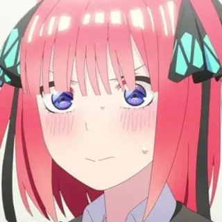 🦋 Nino Nakano The Quintessential Quintuplets Anime, Nino, Nakano, Las Quintillizas, Waifu telegram sticker