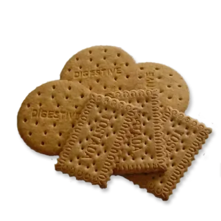 🍪 DIGESTIVE biscuit, crackers, snack, food, digestive biscuit, sweet, cookie whatsapp sticker