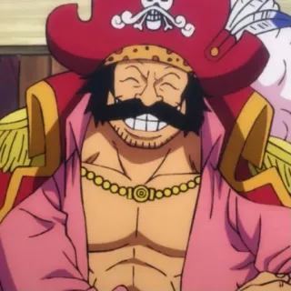😁 Gol D. Roger One Piece Anime, Pirate, One Piece, Gol D. Roger, Roi des pirates, Manga, Dessin animé telegram sticker