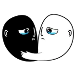 Yin&Yang telegram stickers