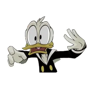😱 Scrooge McDuck Tio Patinhas, desenho animado, Disney, pato, personagem telegram sticker