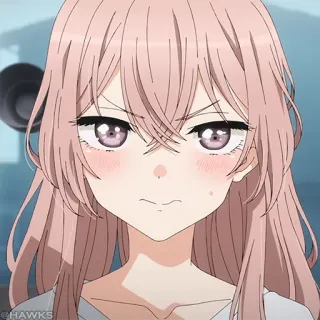🎀 Marin Kitagawa My Dress-Up Darling Anime, Gadis, Marin Kitagawa, My Dress-Up Darling, Stiker, Karakter, Rambut pink telegram sticker