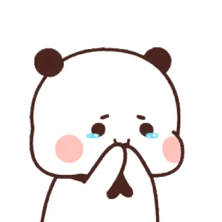 🥺 Панда, Милый, Грустный, Плачущий, Мультик, Животное, Каваий, Эмоциональный telegram sticker