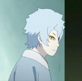🌌 Mitsuki Mitsuki, anime, character, ninja, blue hair, anime character telegram sticker
