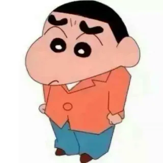 😔 Shin-chan Crayon Shin-chan Anime, Manga, Dessin animé, Drôle, Enfant, Shin-chan, Crayon Shin-chan whatsapp sticker
