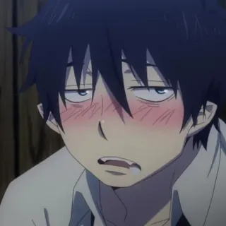 ☁️ Rin Okumura Blue Exorcist Anime, Manga, Junge, Müde, Cartoon, Schläfrig telegram sticker
