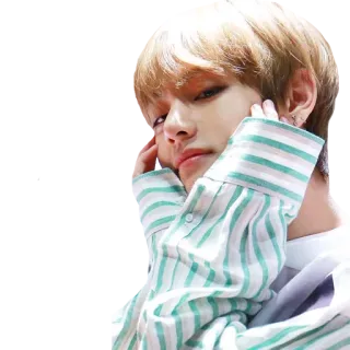 🤗 V kpop, bts, idol, cantante, coreano telegram sticker