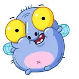 🪰 cartoon, monster, funny, cute, fly telegram sticker