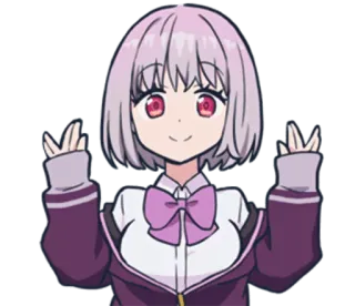 🖖 Anime, Cartoon, Charakter, Mädchen, Süß, Illustration telegram sticker