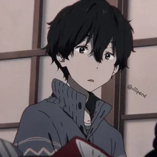 🎟 Anime, Jongen, Cartoon, Jeugd, Personage, Illustratie telegram sticker