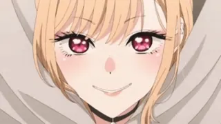 🌨 Marin Kitagawa My Dress-Up Darling Аниме, Милый, Девушка, Улыбается, Чокер, Каваий telegram sticker