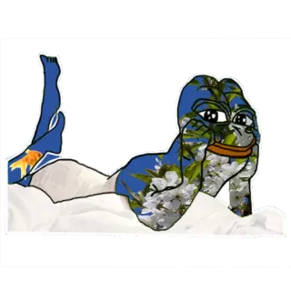 🙂 Pepe the Frog Pepe, Meme, Kikker, Internetmeme telegram sticker