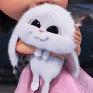 🐰 Snowball The Secret Life of Pets Hase, Häschen, süß, Tier, Haustier telegram sticker