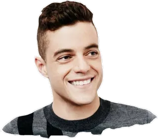 😃 Rami Malek Ator, Celebridade, Pessoa, Rami Malek, Mr. Robot telegram sticker