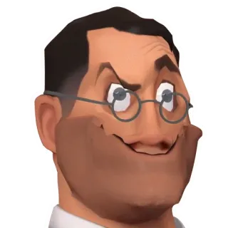 🤓 Medic Team Fortress 2 Medic, Team Fortress 2, Video game, Personagem, Médico telegram sticker