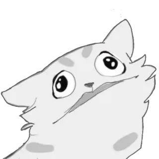 😦 猫, 动物, 宠物, 可爱, 搞笑, 表情包 telegram sticker