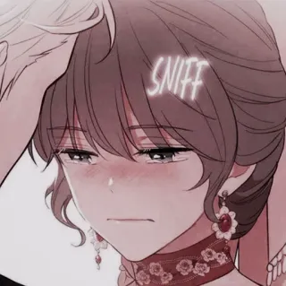🩺 SNIFF anime, crying, sad, girl, sniff, woman whatsapp sticker