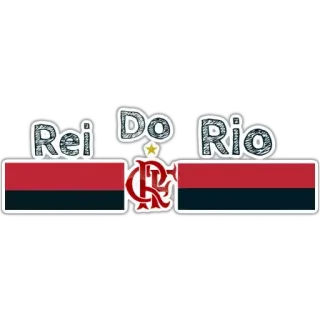 🦅 Rei Do Rio football, soccer, sports, team, logo, Rio de Janeiro telegram sticker