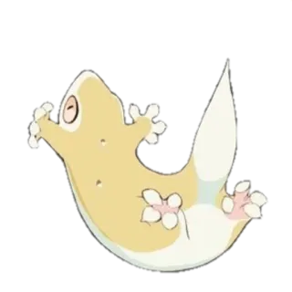 😶 Gecko, Eidechse, Tier, niedlich, Cartoon telegram sticker