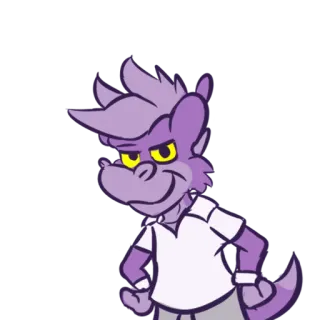 😏 khủng long, hình người, hoạt hình, nhân vật, động vật telegram sticker