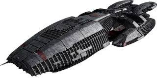 🛩 spaceship, battlestar, military, spacecraft, science fiction, vehicle telegram sticker