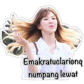 😎 Emakratuclarionq numpang lewat 韩国女性, 女性, K-POP, 亚洲女性, 娱乐, 名人 telegram sticker