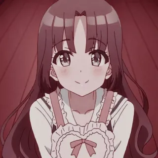 😽 Anime, Cô gái, Dễ thương, Hoạt hình, Nhân vật, Manga telegram sticker