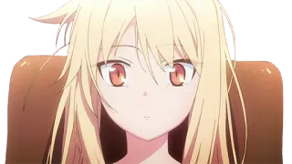 😢 Anime, Kreskówka, Dziewczyna, Blondynka, Postać telegram sticker