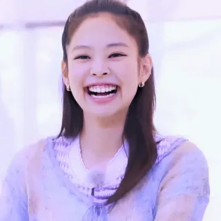 🎡 Jennie kpop, chanteuse, femme, célébrité, joyeux, sourire telegram sticker