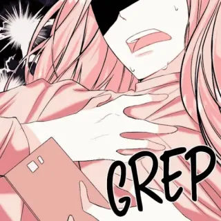✨ CREP Crep, Crier, Comic, Rose, Texte, Expression telegram sticker