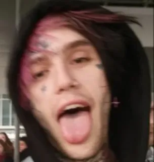😜 Lil Peep แร็ปเปอร์, นักดนตรี, Lil Peep, อีโม, เพลง, นักร้อง telegram sticker