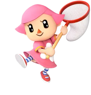 🏡 Animal Crossing Villager Animal Crossing animal crossing, bewoner, cartoon, schattig, spel telegram sticker