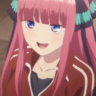 📱 Nino Nakano The Quintessential Quintuplets Anime, Fille, Personnage, Nino Nakano, The Quintessential Quintuplets telegram sticker