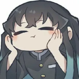 ❄ Muichiro Tokito Demon Slayer Anime, Demon Slayer, Muichiro Tokito, Chibi, Süß, Fanart, Nebel-Hashira telegram sticker