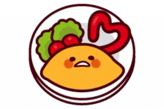Gudetama 🥞 ; @HyalineWings telegram stickers