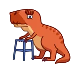 Tyrannosaurus Rex telegram stickers