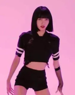 😤 Lisa Lisa, Blackpink, chanteuse, danseuse, K-pop, mode telegram sticker