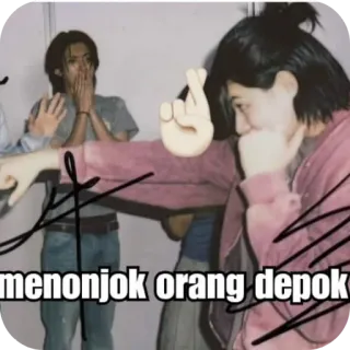 ✋ menonjok orang depok telegram sticker