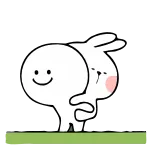 Spoiled rabbit @CenterOfSticker whatsapp stickers