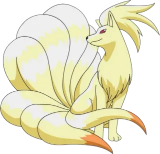 🔥 Ninetales Pokemon pokemon, ninetales, fox, fire type, animal, anime, video game telegram sticker