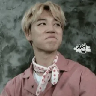 💭 쩝 expression, grimace, kpop, person, asian telegram sticker