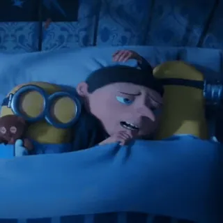 🥱 Gru Despicable Me Gru, Mi villano favorito, dibujos animados, Minions, cama, dormir telegram sticker